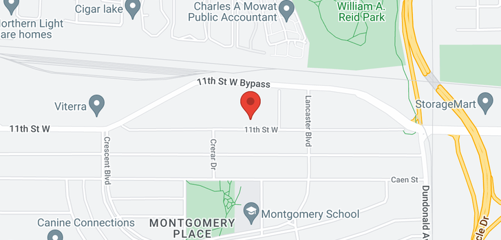 map of 3228 11th ST W